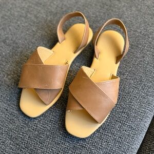 Nisolo cross strap sandal